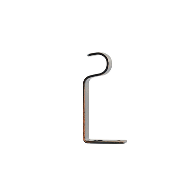 Cross Section Circular Shower Tension Curtain Rod Finials 25mm Simple Style